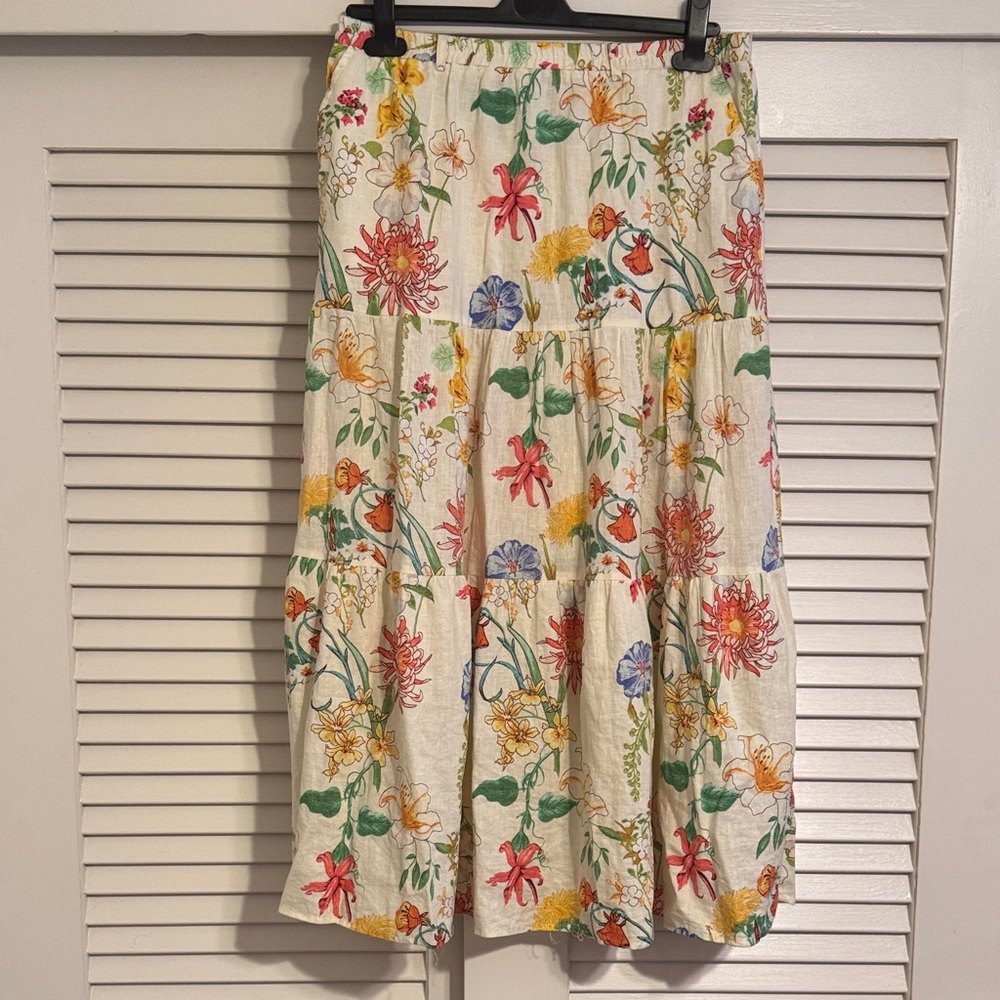 Laura Ashley Floral Maxi Skirt - Picture 2 of 4